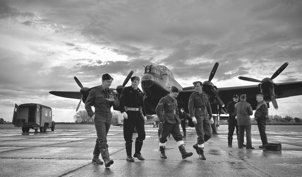 Time Travel Photography, The UK Historical Re-Enactment Photography Scene 11 RAF Lancaster Just Jane Reenactment 7401