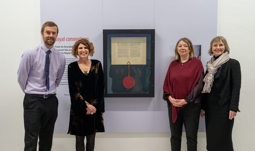 RAF Museum Unveils Royal Charter as Part of 50th Birthday Celebrations 12 RAF Museum Senior Leadership Team by the Royal Charter