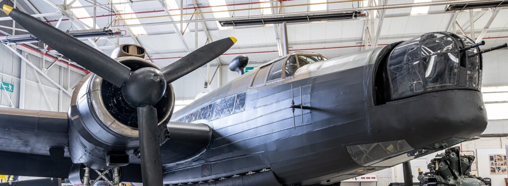 New Bomber Command Exhibition Opens at RAF Museum Midlands 10 RAFM Bomber Command Wellington B Mk X bomber