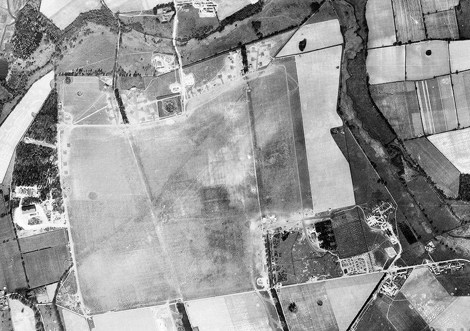 Then and Now: A Return to Bodney with 352nd FG Mustang 'Miss Helen' 17 RAF Bodney 18 Apr 1944 Airfield