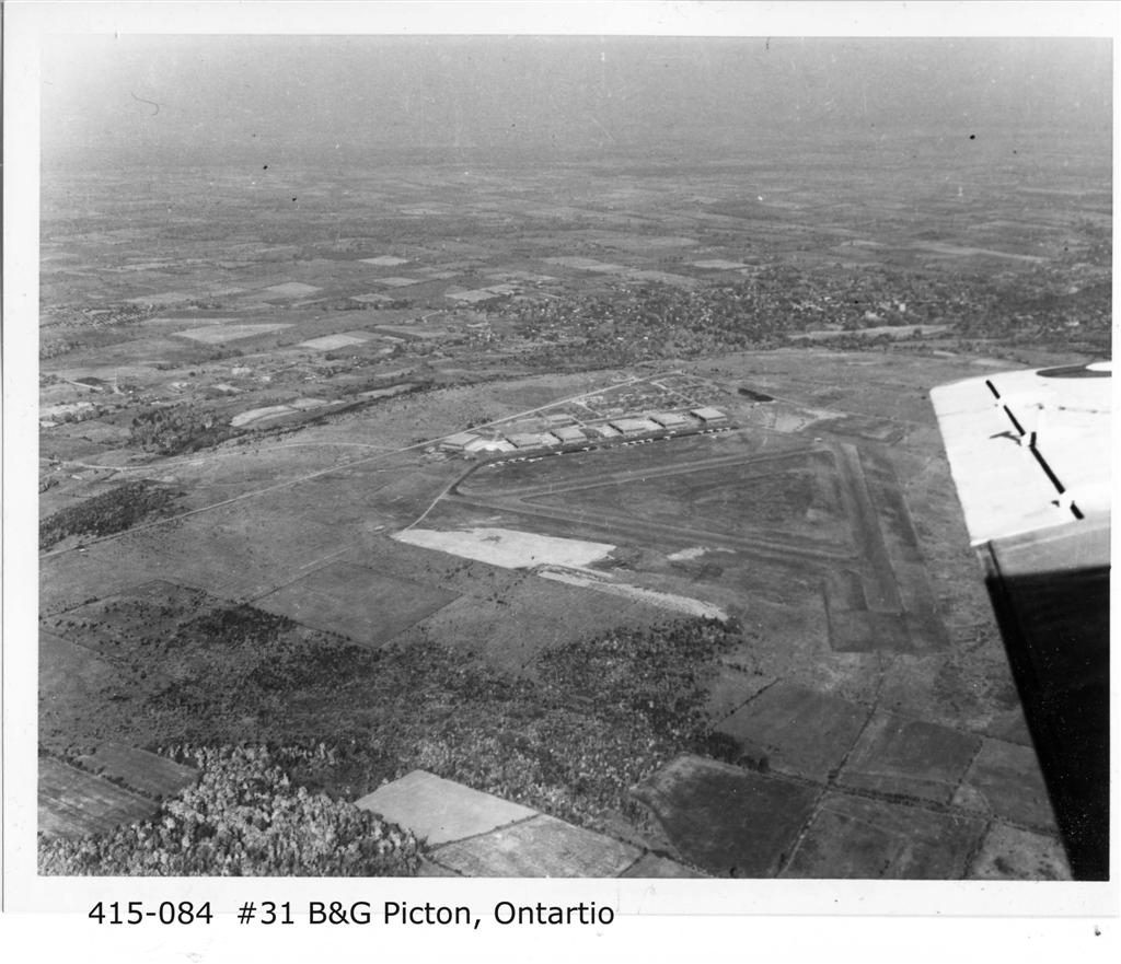 Fancy Owning a WWII Canadian Air Force Base? 10 RCAF Picton Aerial View 1940s