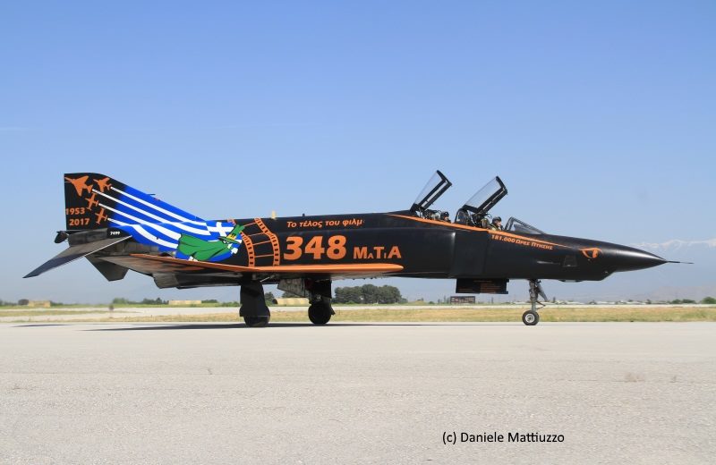"The End of the Film" - Hellenic Air Force RF-4E Phantom II Retirement 13 The right side of the specially marked 348 TRS RF-4E had the text in Greek. MTA is the acronym for Μύρα Τακτικής Αναγνώστης in the Greek alphabet, or Mira Taktikis Anagnorisis, which roughly translates to Tactical Reconnaissance Squadron. Written as "MaTiA", it translates to "Eyes", the squadron's nickname. (photo by Daniele Mattiuzzo)