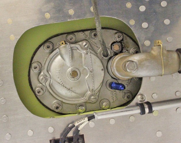 XP-82 Twin Mustang - January 2016 - Restoration Update 12 The right hand fuel boost pump. (photo via Tom Reilly)