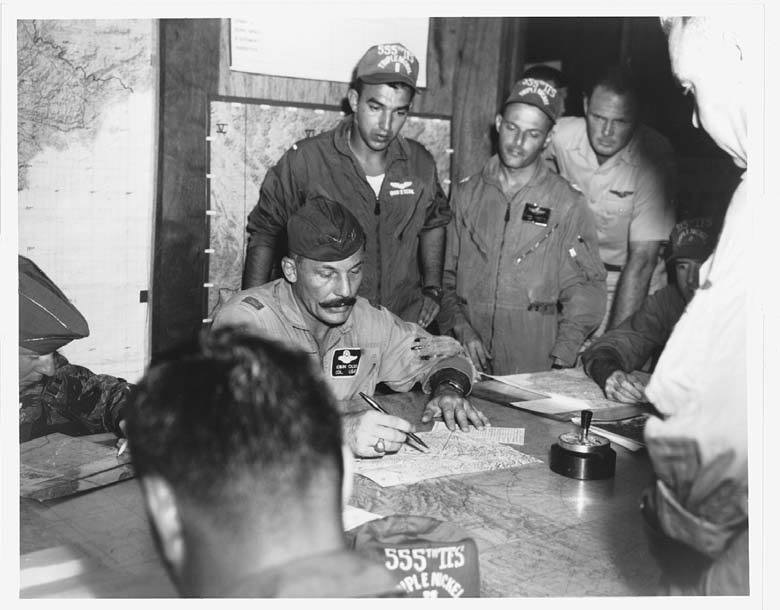 Today in Aviation History - Robin Olds' Final Combat Mission 12 RO planning mission in Nam