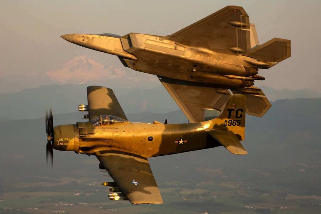 Rare 1952 Douglas AD-4NA Skyraider “The Proud American” Offered by Platinum Fighter Sales 10 Raider Raptor Credit Aviation Photocrew