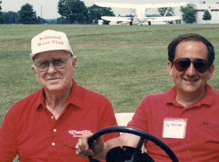 The National Waco Club, The Oldest Aircraft “Type Club” In The United States 10 Ray Brandly L with Pete Heins