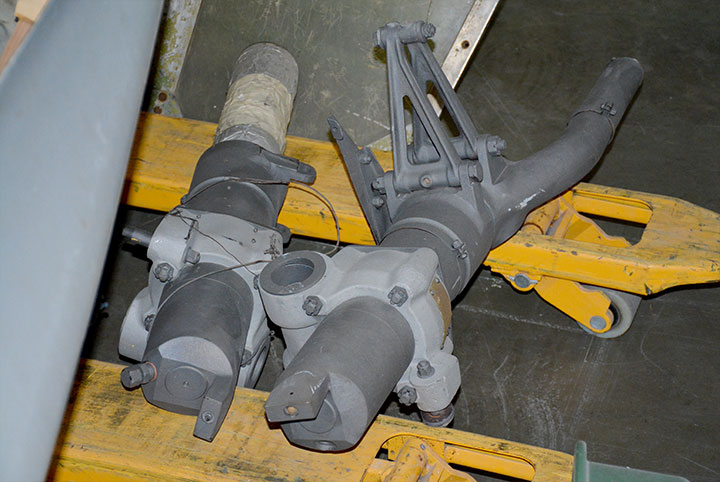 Boomerangs Downunder - A Restoration Report 13 Rebuilt CAC Boomerang landing gear awaiting installation in a Boomerang