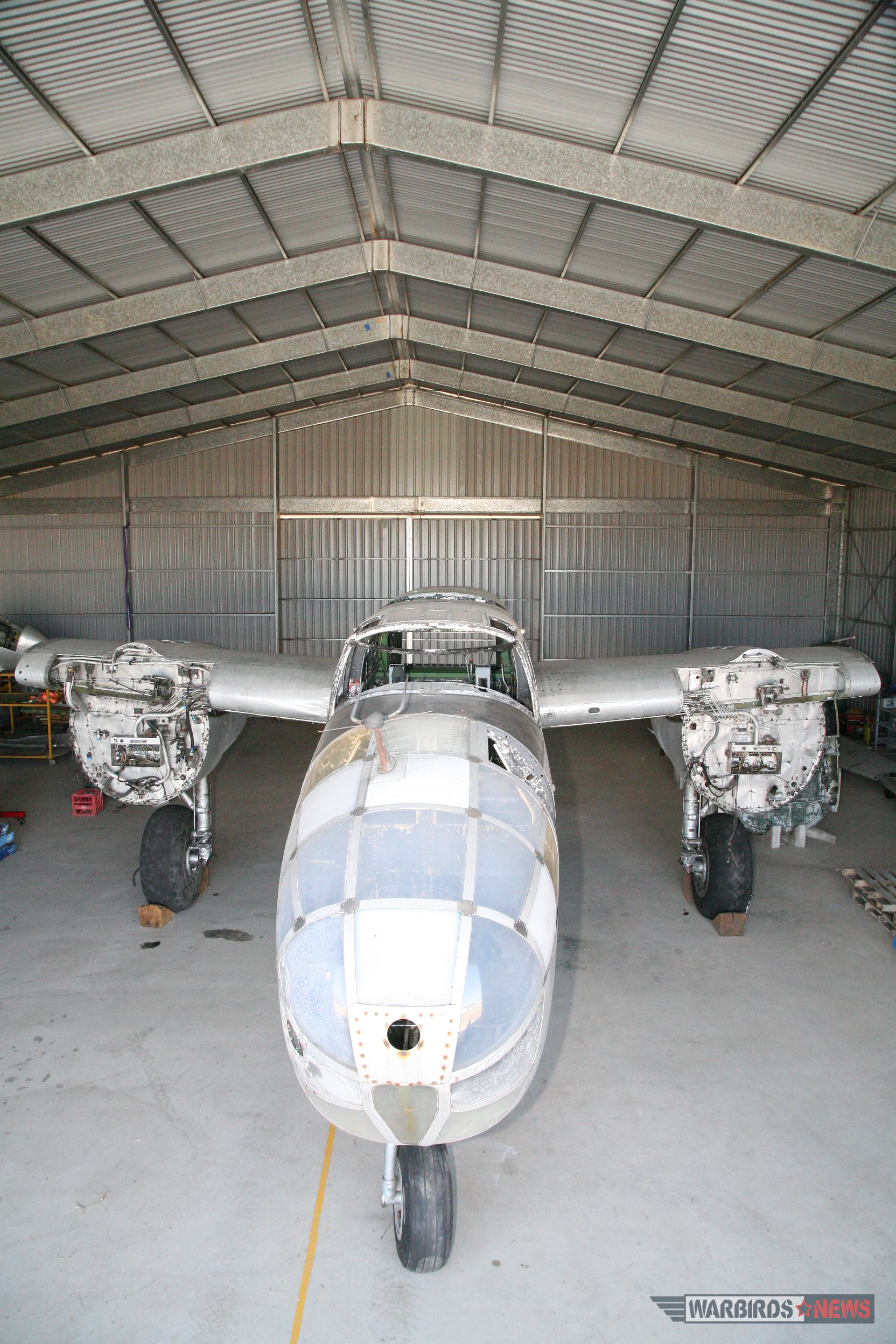 Reevers Warbirds's B-25 "Lucky Lady" Update 13 Photo by Phil Buckley