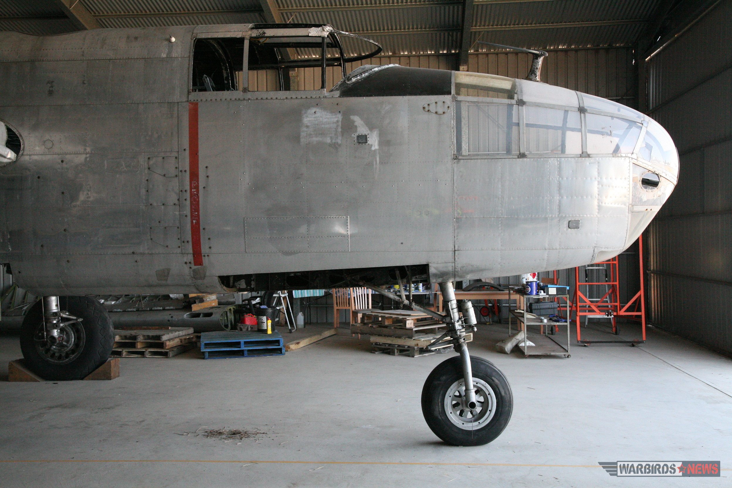 Reevers Warbirds's B-25 "Lucky Lady" Update 12 Reevers B-25J Mitchell _By Phil Buckley16
