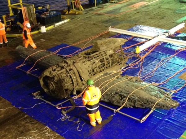 Reggiane Re.2000 "Falco" Recovered From Italian Waters 10 The RE2000 Falco was discovered only in 2012 during an exercise of Comfordrag,an anti-mines unit of the Italian Navy.( Image credit repubblica.it)