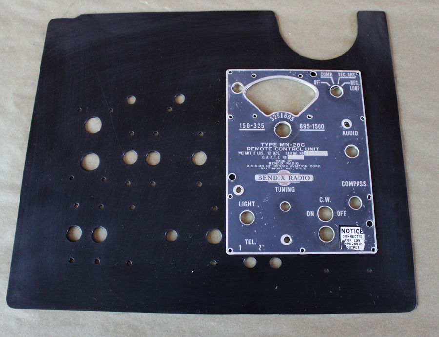 XP-82 Twin Mustang - January 2017 - Restoration Update 12 The pilot's radio control panel is now being silk-screened. (photo via Tom Reilly)