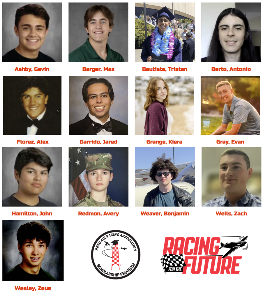 Reno Air Racing Association Awards 13 Local Youth With Flight Training Scholarships 10 Reno Air Racing Association awards 13 local youth with Flight Training Scholarships Class of 2024