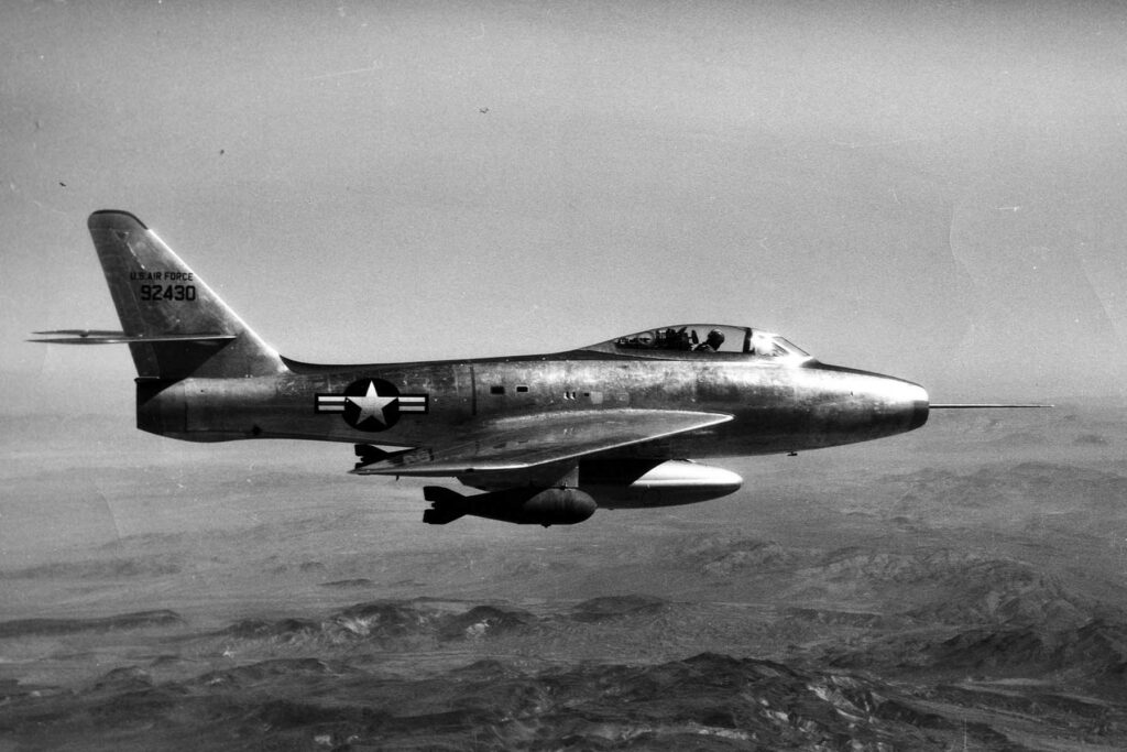 XF-84H Thunderscreech, The Loudest Aircraft Ever 12 Republic YF 84F formerly YF 96A USAF 49 2430 USAF photo