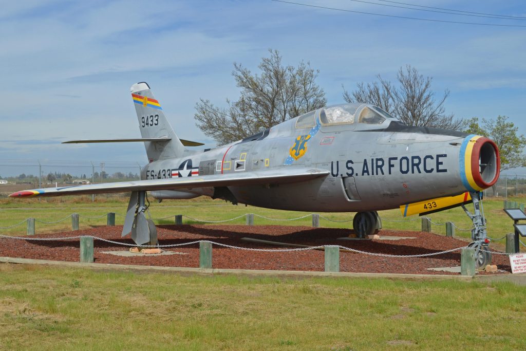 Castle Air Museum Completes Restoration of F-84F Thunderstreak 10 Republic F 84F Thunderstreak ‘9433 FS 433 29550941782 scaled 1