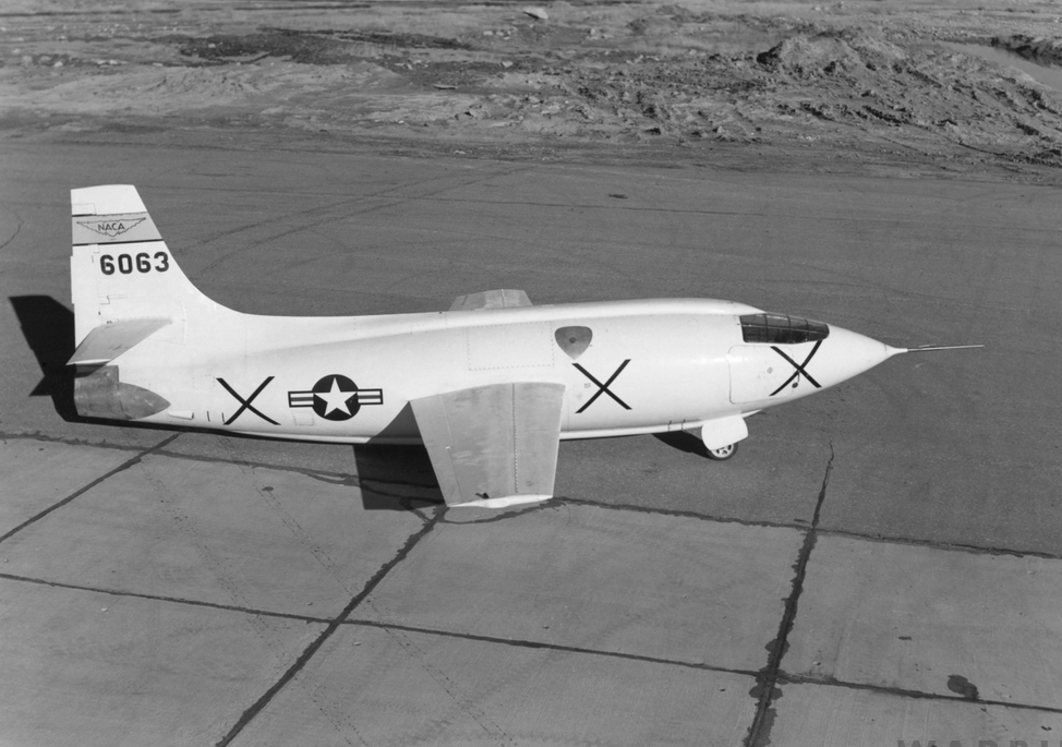 Today In Aviation History: First Flight of the Bell X-1 12 Right side view of Bell X 1 6063