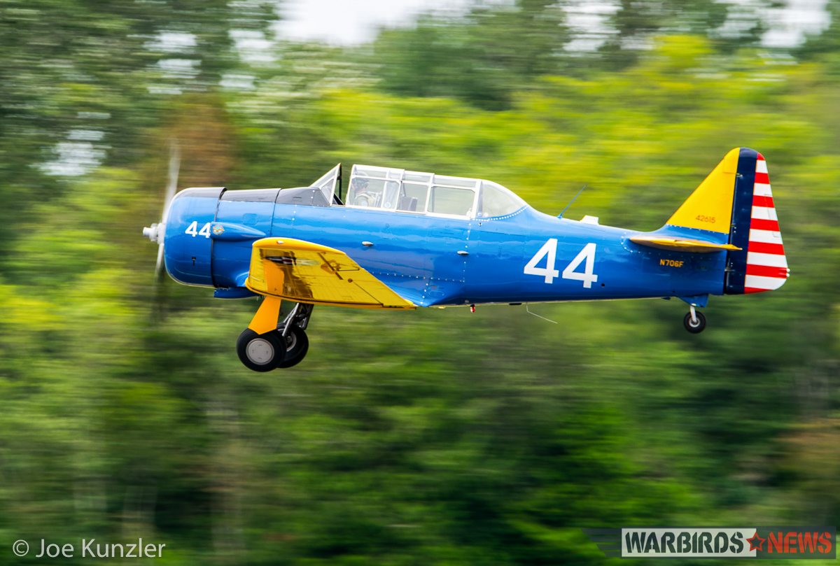 Heritage Flight Museum - July 2016 Fly Day Report 15 Rising T-6F from Skagit Regional on missing man duty. (photo by Joe Kunzler)