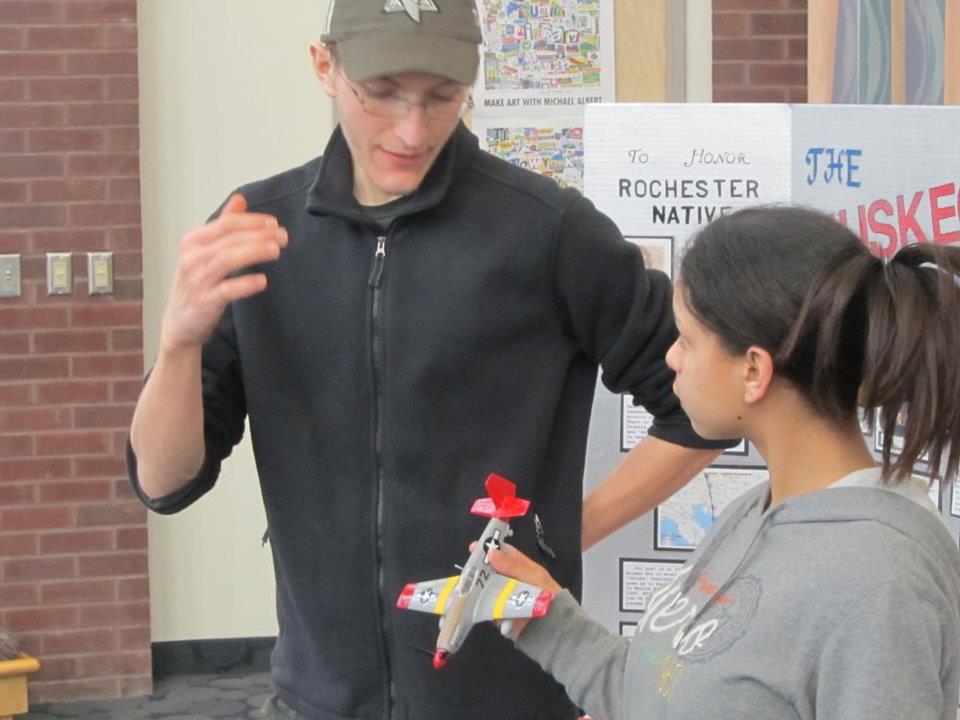 The Pennington P-51 ‘Lucy Gal’ Tuskegee Flight Memorial (Part 3) 13 Rochester Library Kids Lecture 1 Photo by Tori Andruczyk