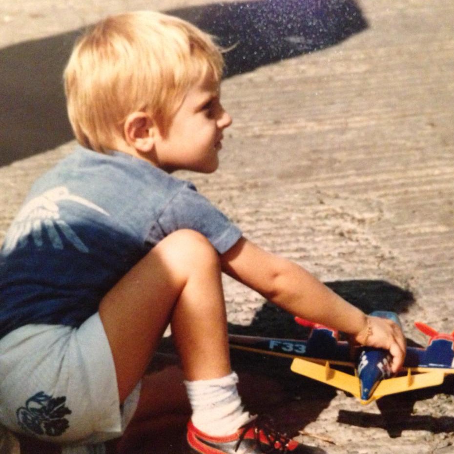 From Childhood Passion to Master Illustrator: The Story of Romain Hugault 11 Romain Huault at young age