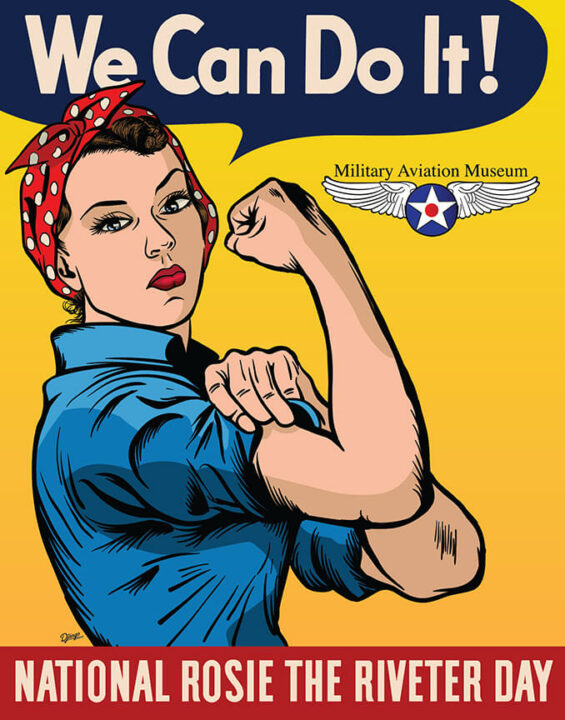 National Rosie the Riveter Day at the Military Aviation Museum 10 Rosie the riveter military aviation museum