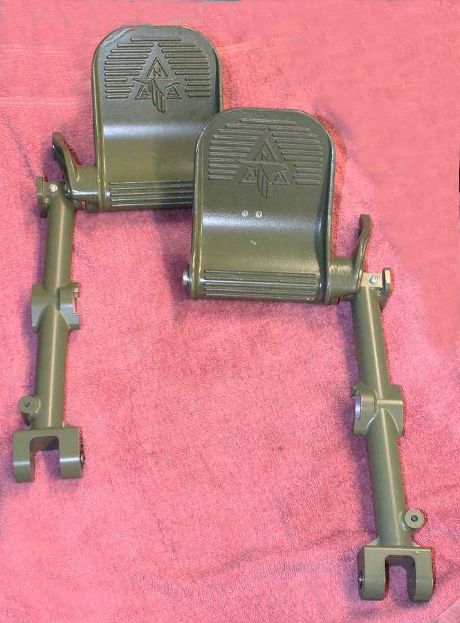 XP-82 Twin Mustang - Feb.-April, 2015 - Restoration Update 20 Rudder pedal assemblies. (photo via Tom Reilly)