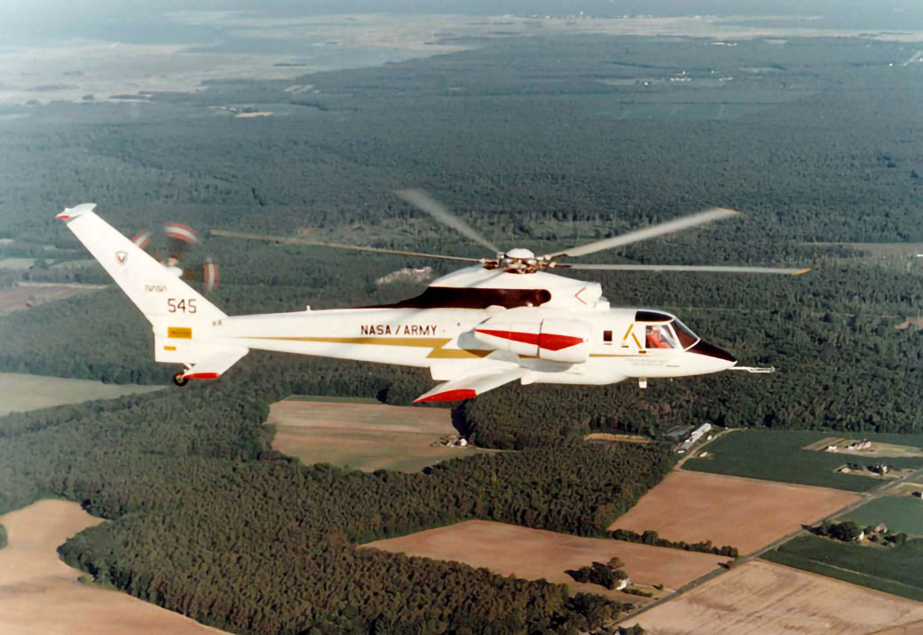 Today in Aviation History: First Flight of the Sikorsky S-72 12 S 72 RSRA compound in flight