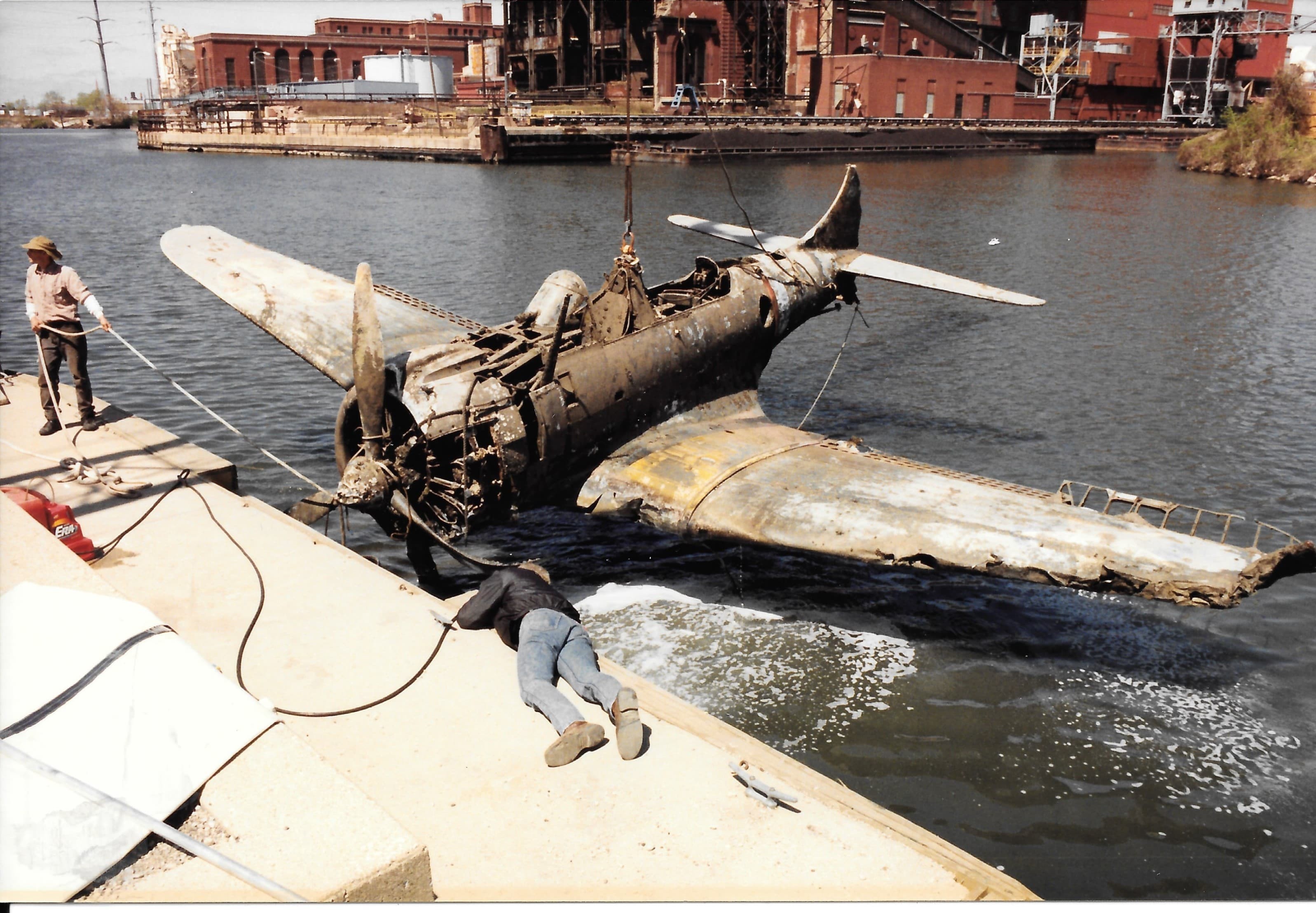 The Air Zoo's Dauntless 'Production Line' 23 SBD 1 1612 1994 A and T Recovery