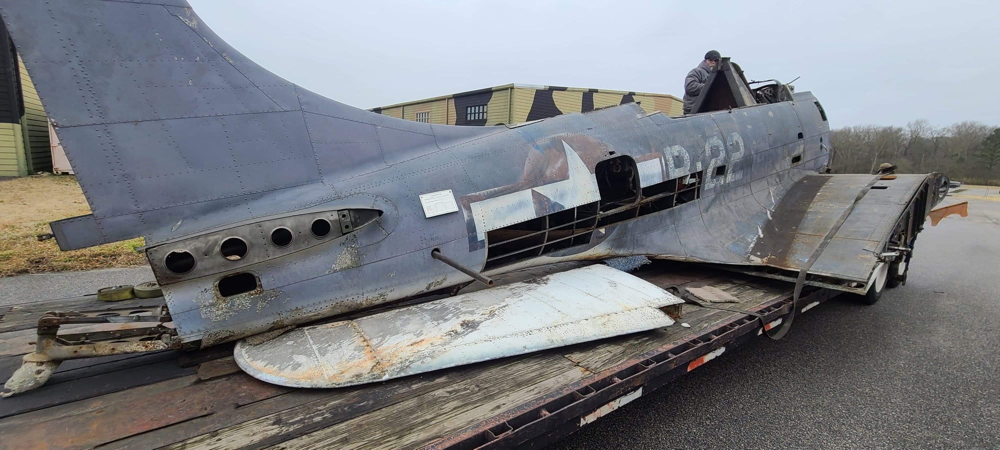 Military Aviation Museum SBD-5 Dauntless - Restoration Update - January, 2023 10 SBD Dauntless Military Aviation Museum 2021