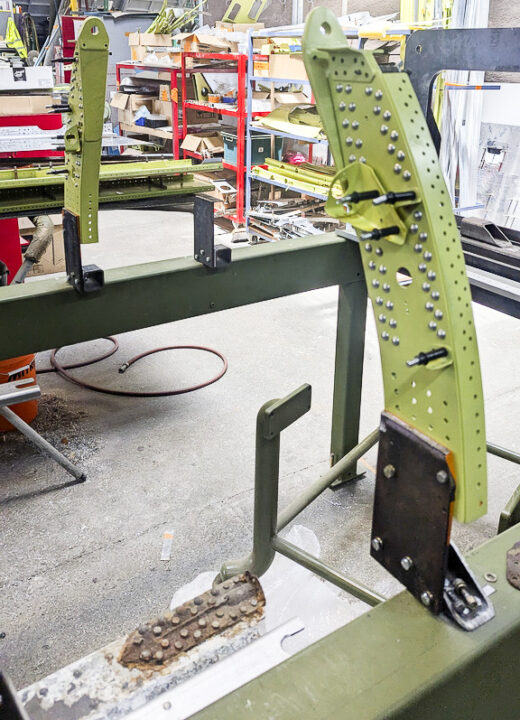 Military Aviation Museum SBD-5 Dauntless – Restoration Update 15 SBD Restoration Upper Fuselage rebuild 11 520x720 1