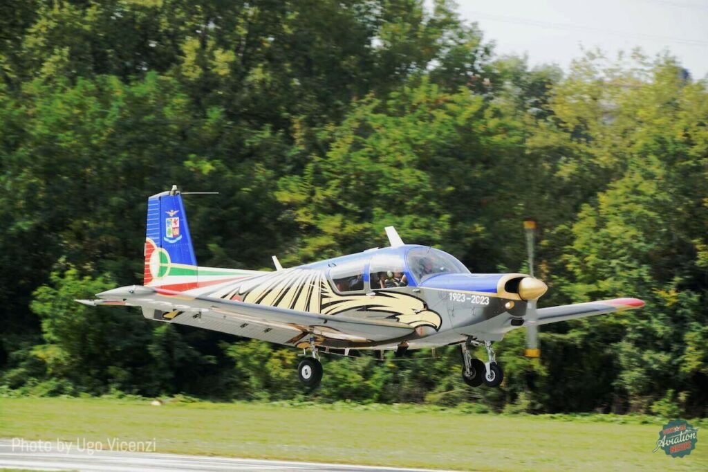 Italian Air Force Youth Education Program 10 SIAI UC208 AMI Valbrembo 20231013 25