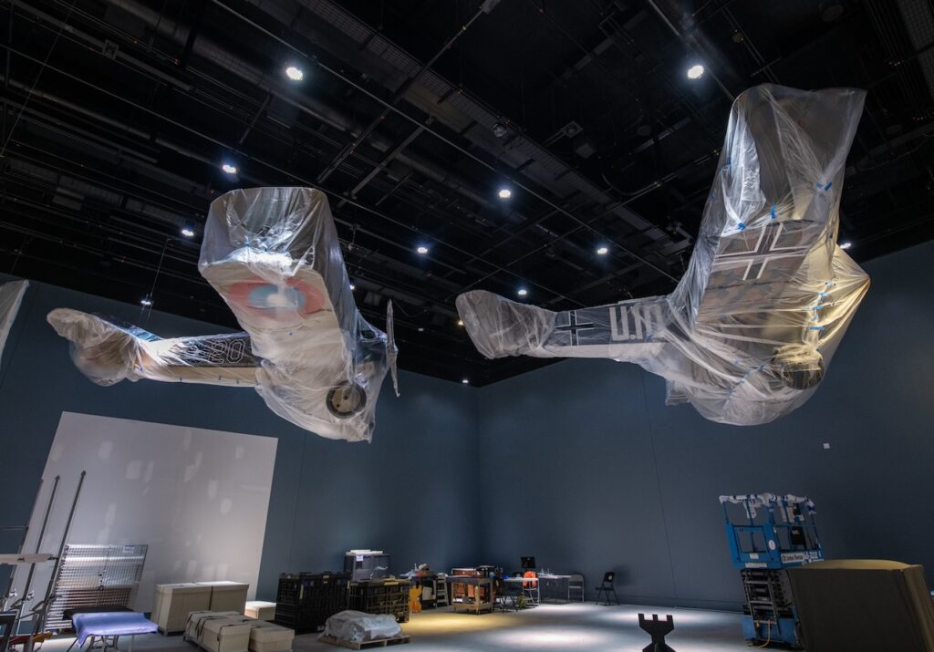 National Air and Space Museum Prepares For Opening of New WWI Gallery 14 SPAD XIII Smith IV and Fokker D.VII U.10 installed in the World War I The Birth of Military Aviation gallery Smithsonian Photo