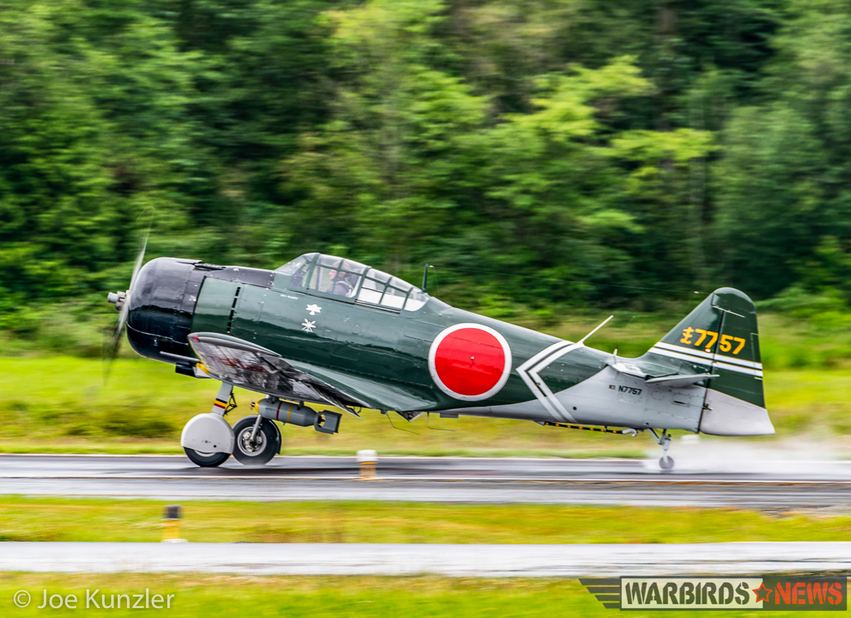 Heritage Flight Museum – June Fly Day Report 18 Safe Zero touchdown In the rain. (photo by Joe Kunzler)