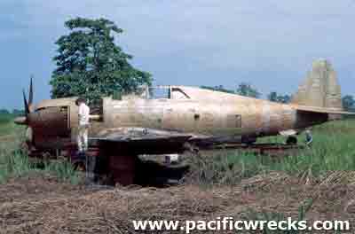 Combat Veteran P-47 Thunderbolt Acquired by Pima Air and Space Museum 11 Salvage of P 47D Carters Lil Pill 42 8066 loaded aboard a trailer