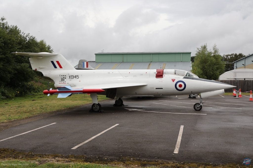RAF Museum Midlands (Cosford) – Restoration, Storage, and Disposals Update 37 Saunders Roe SR53 stored outside in 2023 R6 4690 1