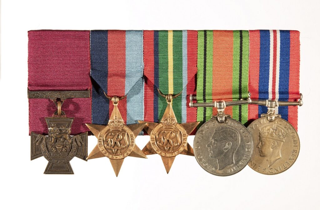 RAF Museum Seeking Public’s Support to Save the Arthur Scarf Victoria Cross Medal 11 Scarfs medal bar including his Victoria Cross
