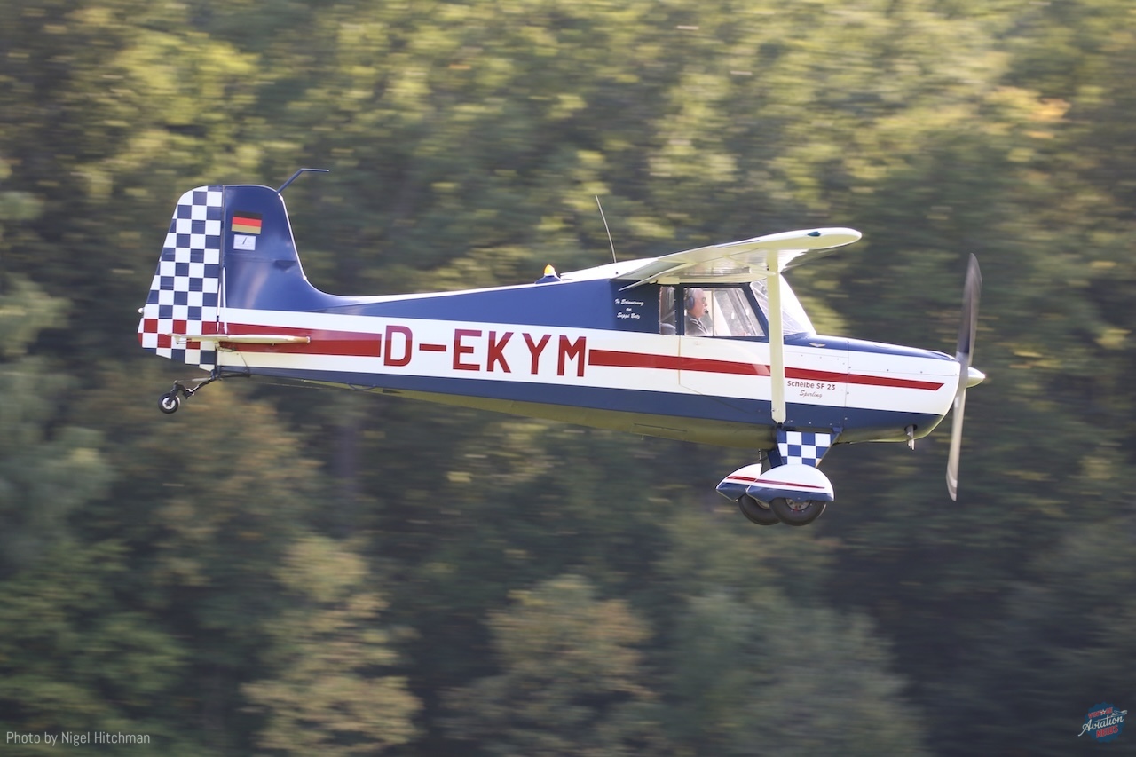 Hahnweide Old Timer Fly-In 2025 Part 2: A Spectacular Showcase of Vintage Aircraft 64 Scheibe SF23 Sperling 7D2 3511