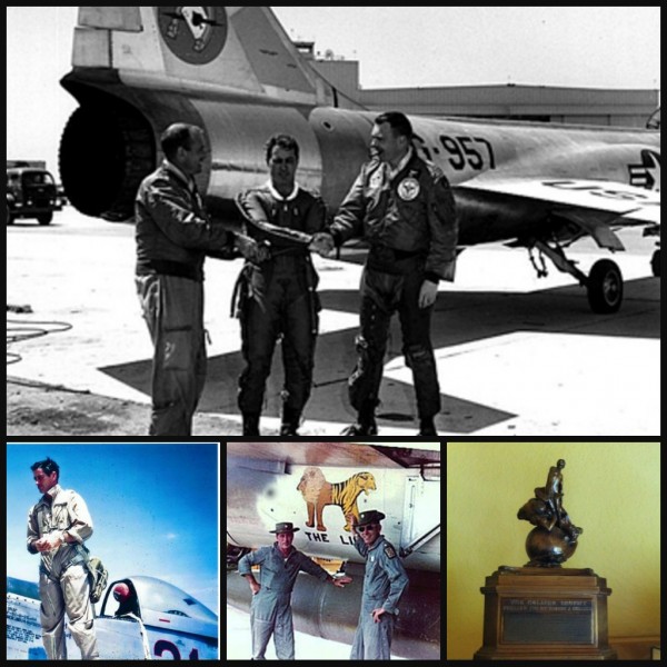 Howard "Scrappy" Johnson,The Fighter Pilot 11 Scrappy after the world's altitude record, on his P-51 in Korea, by the THUD in Vietnam and the original copy of Collier trophy.