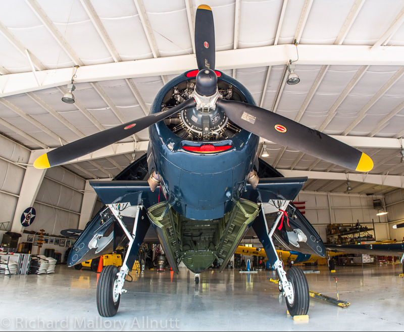 "Not a fighter:" Explaining the TBM-3E Avenger 10 The CAF National Capital Squadron's TBM-3E in their hangar in Culpeper, Virginia. This aircraft once flew in the Royal Canadian Navy as a TBM-3S, and later as a bug sprayer in various locations around Canada until the late 1990s when the CAF acquired her. (photo by Richard Mallory Allnutt)