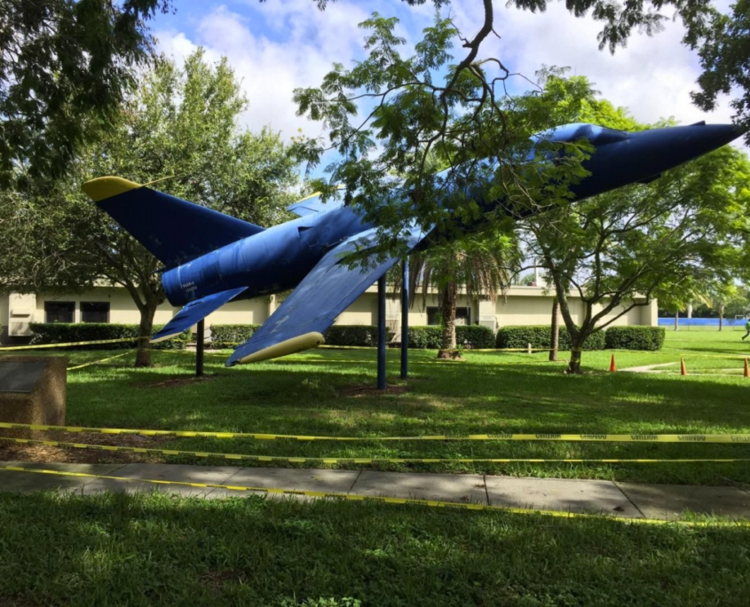 Grumman F11F Tiger Arrives at California Science Center 14 Screen Shot 2016 11 29 at 8