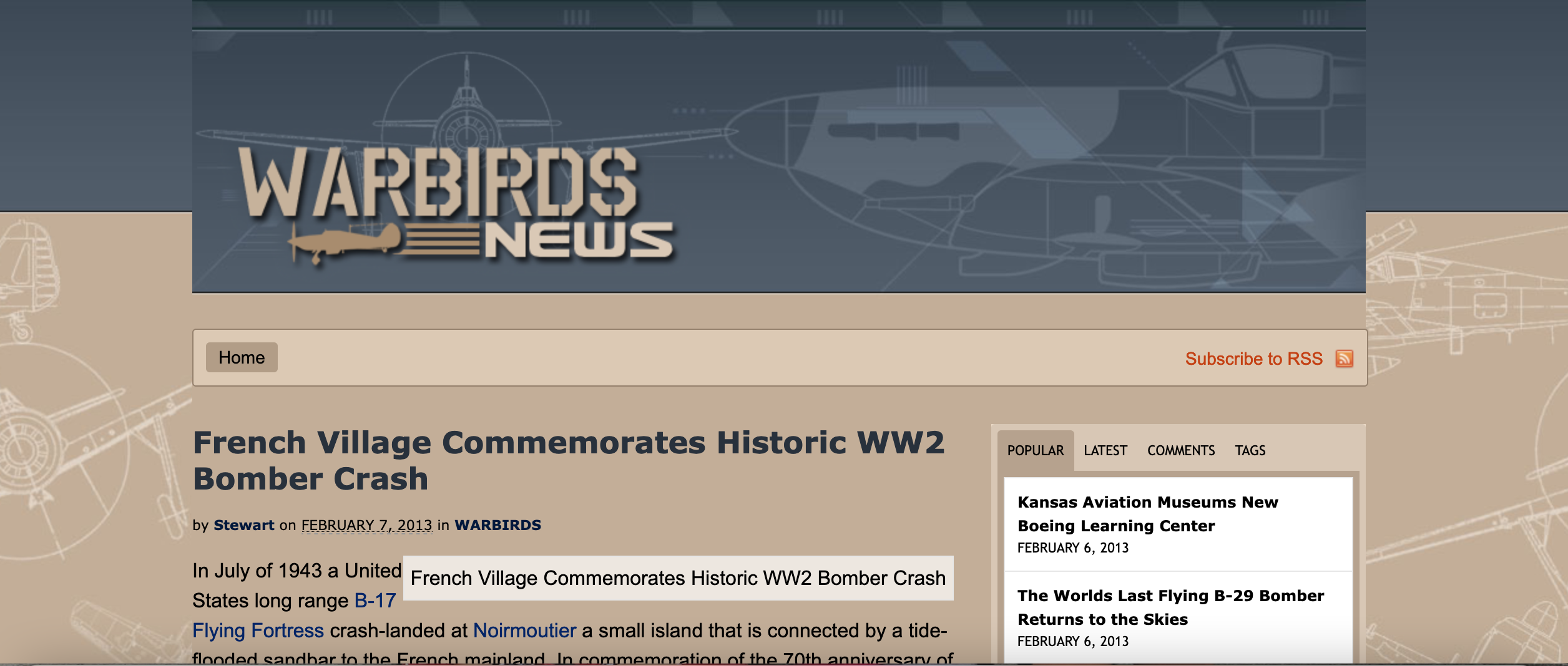 Ten Years of Vintage Aviation News! 10 Screen Shot 2023 02 12 at 8.26.47 AM