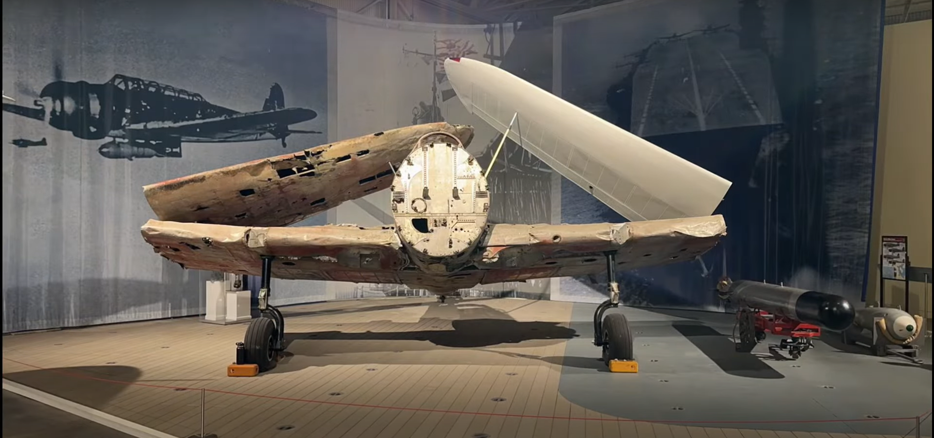 Pearl Harbor Aviation Museum Installs a New Wing on Nakajima B5N2 ‘Kate’ 26 Screenshot 2025 05 09 155043