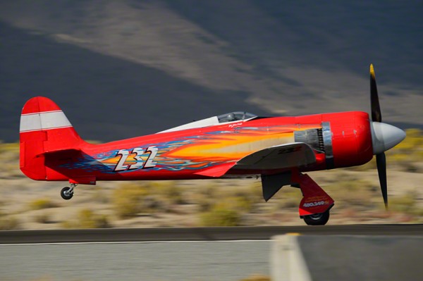 Reno Air Races: Day Four 13 Hoot Gibson in Sea Fury #232 had engine problems and netted a DNF but nonetheless qualified, though it's as yet unknown if the plane will make it on to the field for tomorrow's races (Image Credit: Moose Peterson)