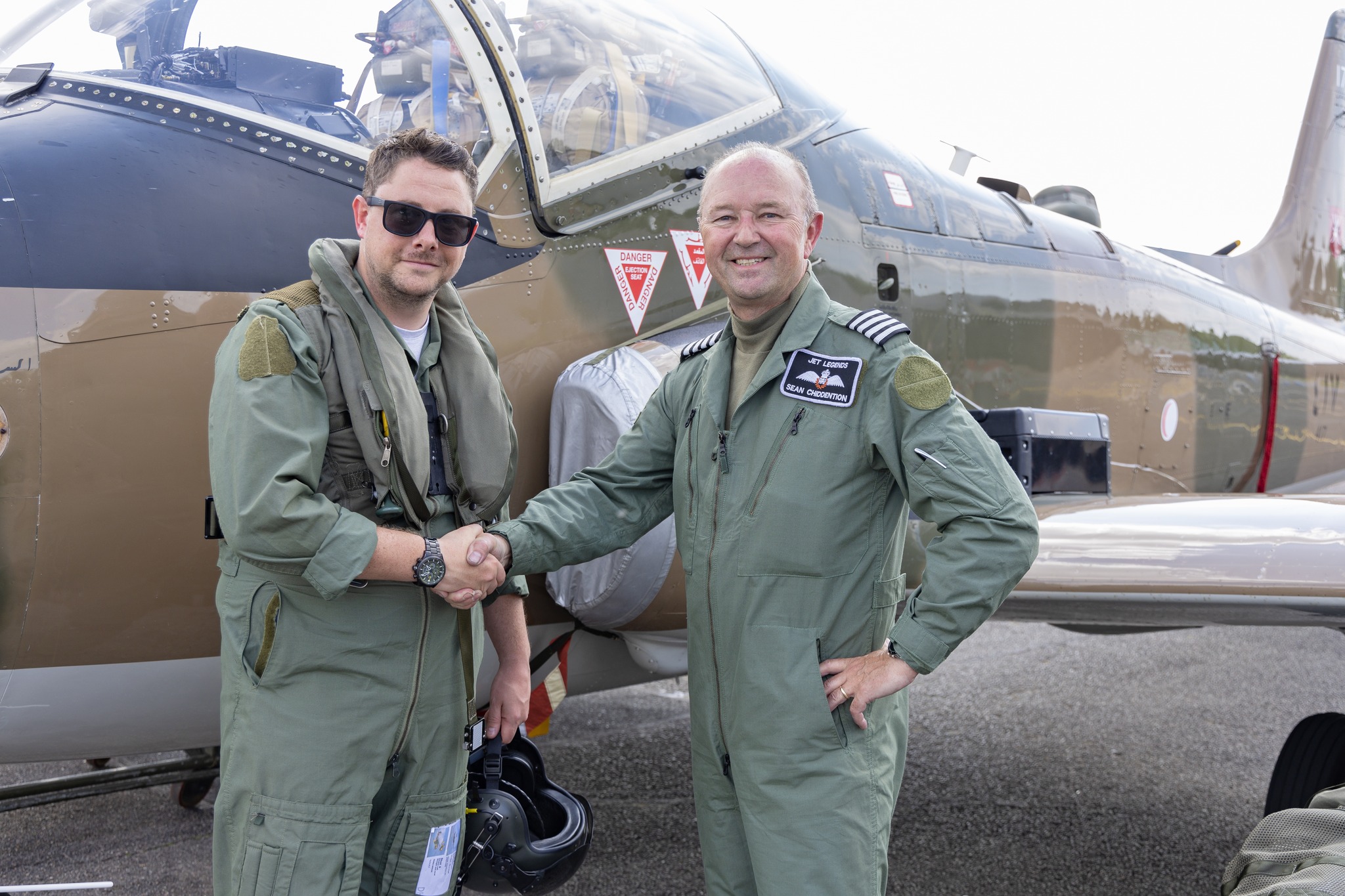Experience the Thrill of a Fighter Pilot Adventure with Aero Legends’ Strikemaster Jet Flights 14 Sean Chiddention and Charlie Brown