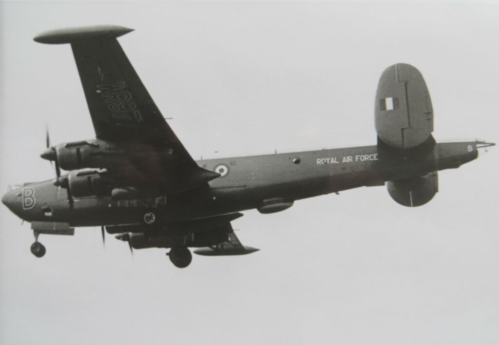 Avro Shackleton 'Nose Job' Completed At Newark Air Museum 10 Shackleton WR977 In Service 003 NAM Archive
