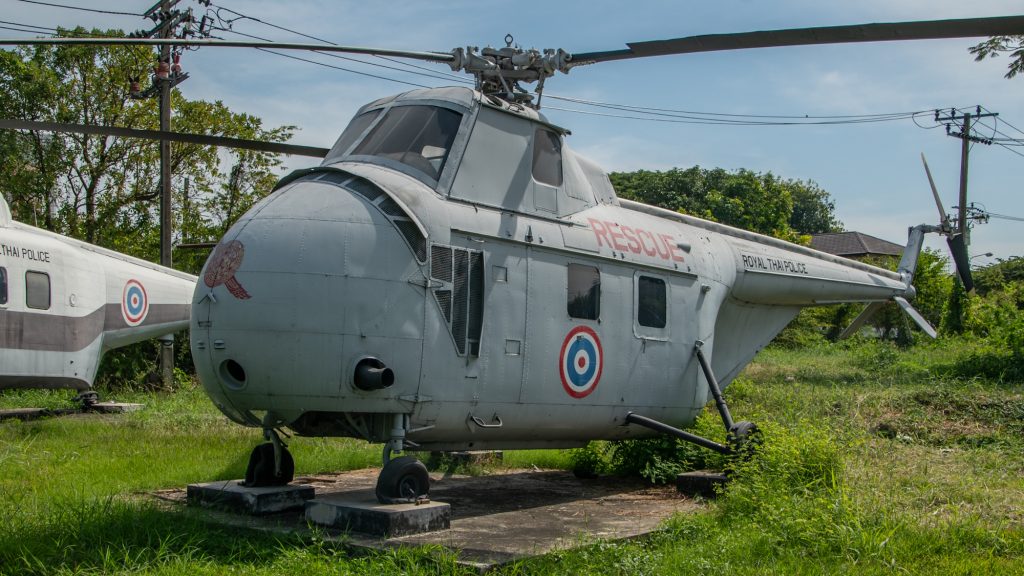 Historic Airframes at the Royal Thai Police Aviation Division 20 Sikorsky S 55