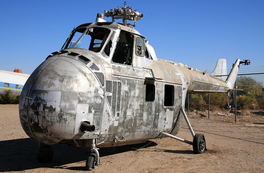 Wings in the Wasteland: The Forgotten Warbirds of Gila River Memorial Airfield 13 Sikorsky UH 19D Chickasaw 55 3187