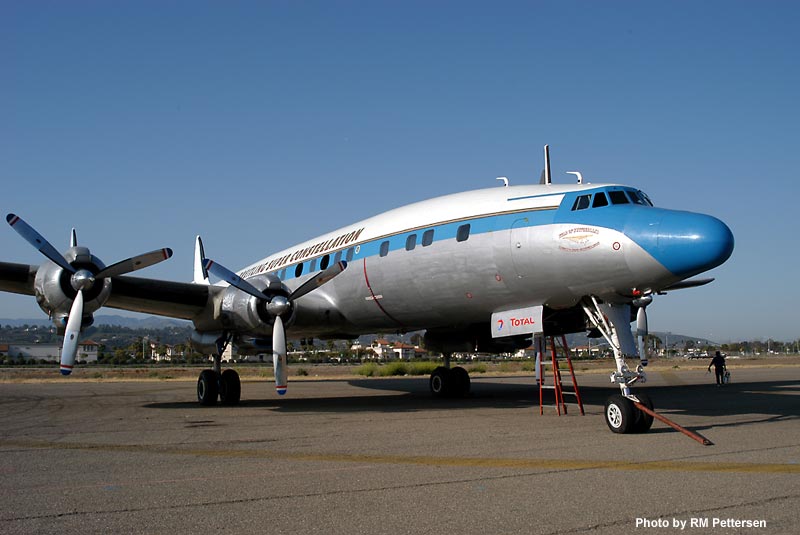 The Future of C-121C Super Constellation HB-RSC: Awaiting Its Next Caretaker 14 Sitting pretty in the California sun a few days before departing for Switzerland RM Pettersen