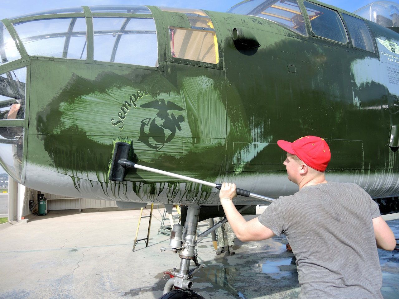 SoCal Wing’s PBJ Transformed for Doolittle Filming 11 ( Photo by John Cutright via Greg Morehead)