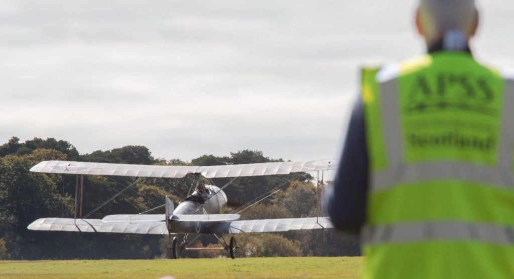 ‘Sophie’ the Strutter: A Sopwith 1½ Strutter Comes to Life in Scotland 11 SophFlying7