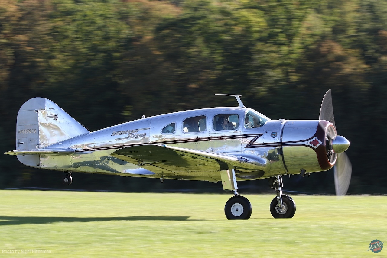Hahnweide Old Timer Fly-In 2025 Part 2: A Spectacular Showcase of Vintage Aircraft 41 Spartan Exec NC17613 7D2 8354