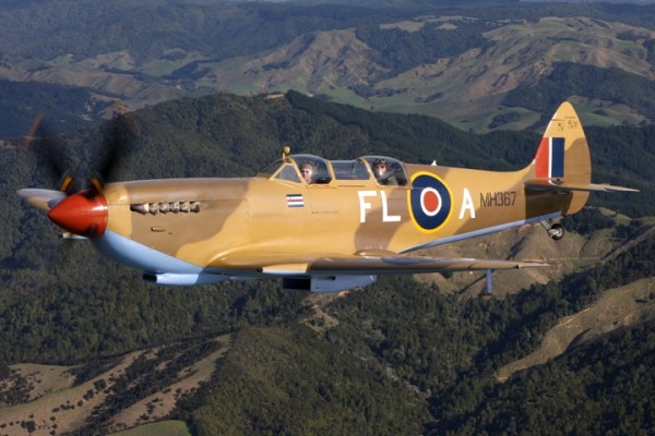 Warbirds Over Wanaka, Ticket Sales up 20% 11 Doug Brooker's Supermarine Spitfire MH367